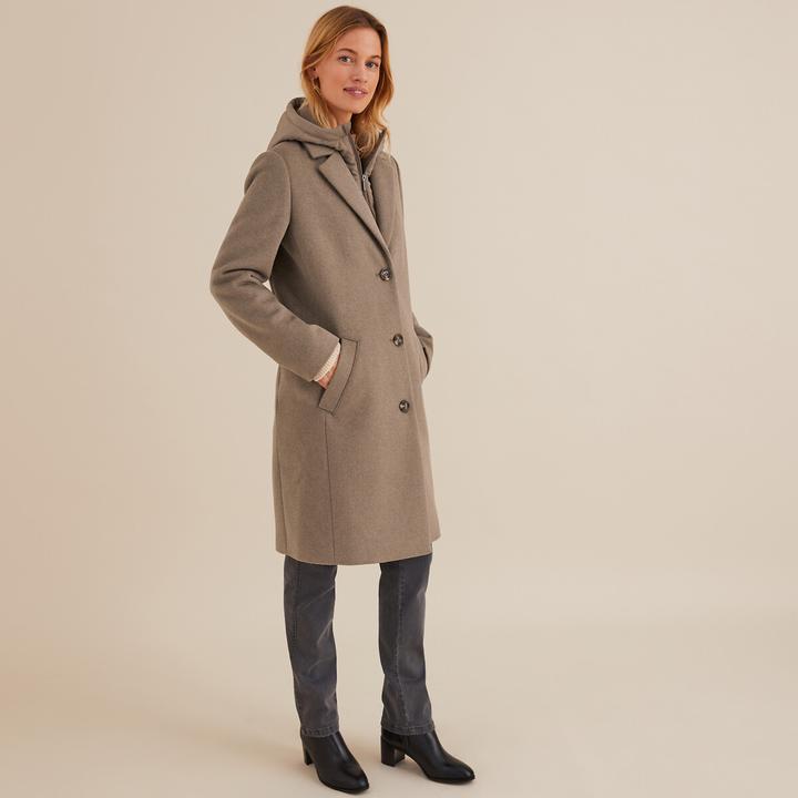 Immagine prodotto Anne Weyburn Wintermantel mit abnehmbarer Kapuze (50)
