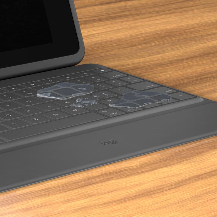 Actual product image Logitech rugged folio (CH, iPad 2019 (7th gene), iPad 2020 (8. Gen), iPad 2021 (9th Gen))