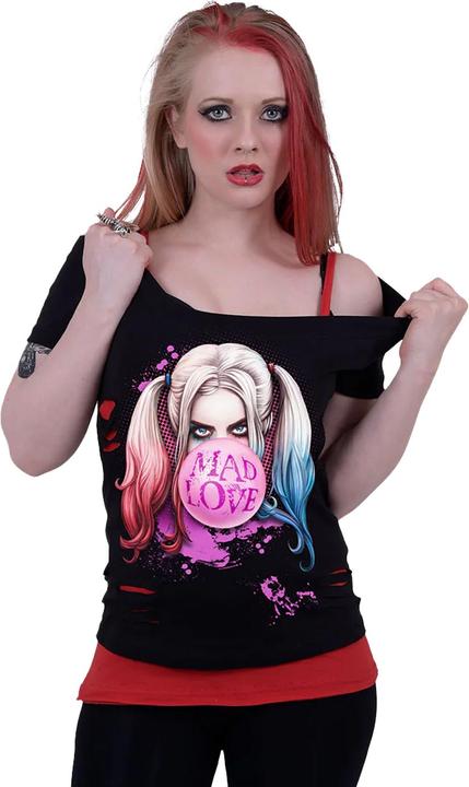 Immagine prodotto Mad Love Maglietta Harley Quinn Maniche Corte Donna (XL)