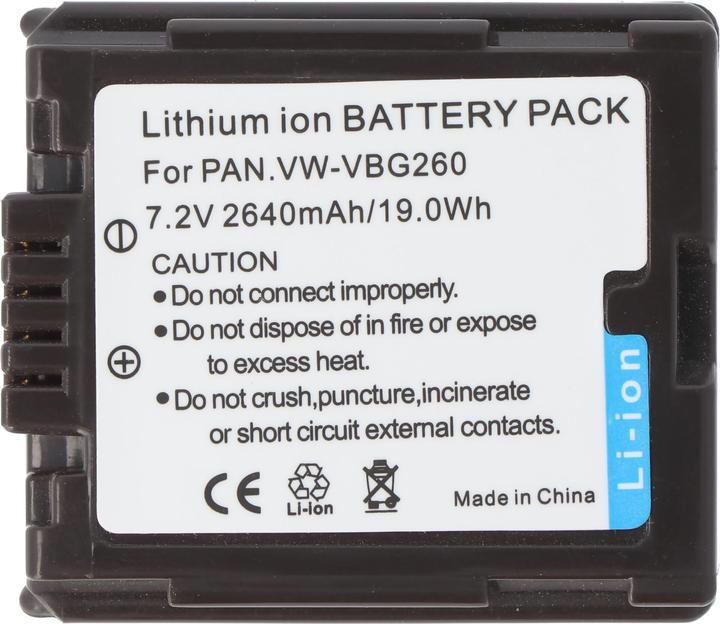 Produktbild AccuCell Akku Panasonic VW-VBG260 (Kamera Akku)