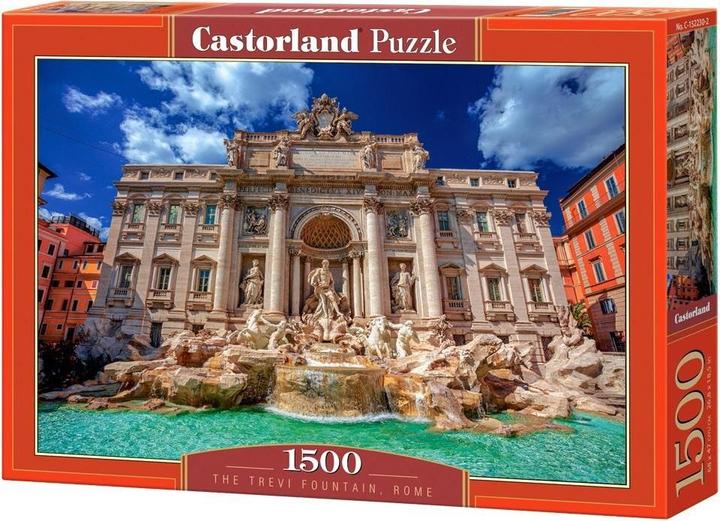 Actual product image Castorland Puzzle 1500 pieces The Trevi Fountain (1500 pieces)