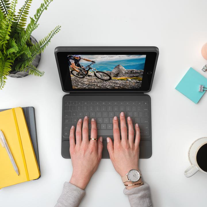 Actual product image Logitech rugged folio (CH, iPad 2019 (7th gene), iPad 2020 (8. Gen), iPad 2021 (9th Gen))