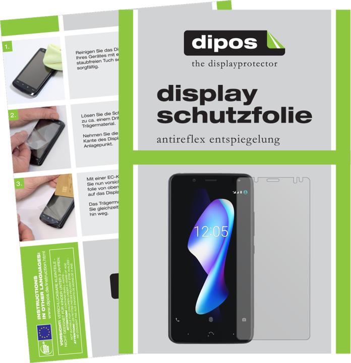 Immagine prodotto Dipos Pellicola Protettiva Antiriflesso (6 Pezzo/i, BQ Aquaris V)