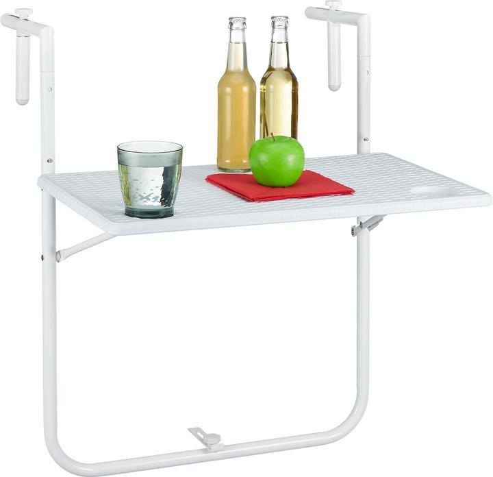 Actual product image Relaxdays folding balcony-table (60 cm)