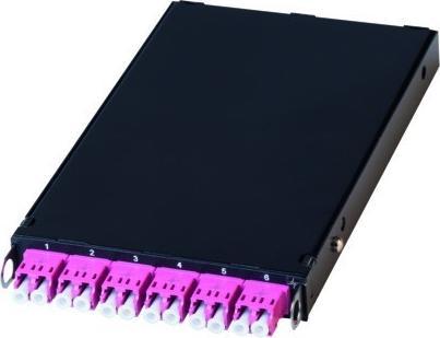 Actual product image Telegärtner HDü spliá module-0.5HE 6xLC-D OM5