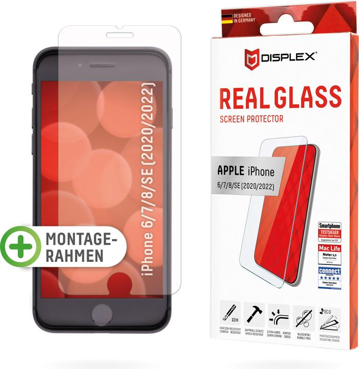 Image du produit Displex Real Glass, 2D Panzerglas (1 pièce(s), Apple iPhone 6)