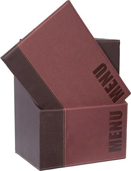 Immagine prodotto Securit Cartella portamenu TRENDY, A4, rosso vino, confezione da 20 pezzi
