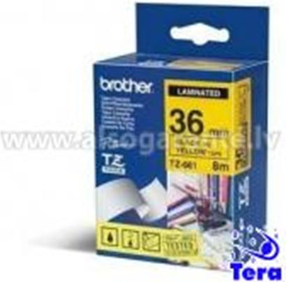 Produktbild Brother Tze-661 (3.60 cm, Gelb, Schwarz)