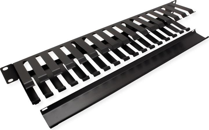 Actual product image Value 19" cable gland 1U 40x80mm black