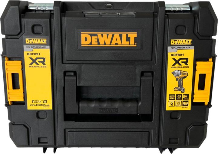 Actual product image DeWalt DCF 891 NT Cordless impact wrench 18 V 1084 Nm 1/2" brushless + 1x Powerstack battery 1.7 Ah + (Rechargeable battery operated)