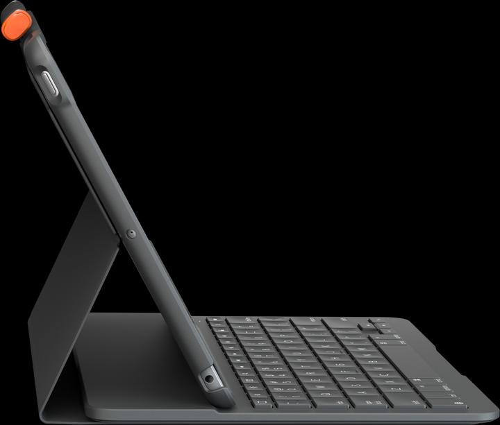 Actual product image Logitech slim folio (CH, iPad 2021 (9th Gen), iPad 2019 (7th gene), iPad 2020 (8. Gen))