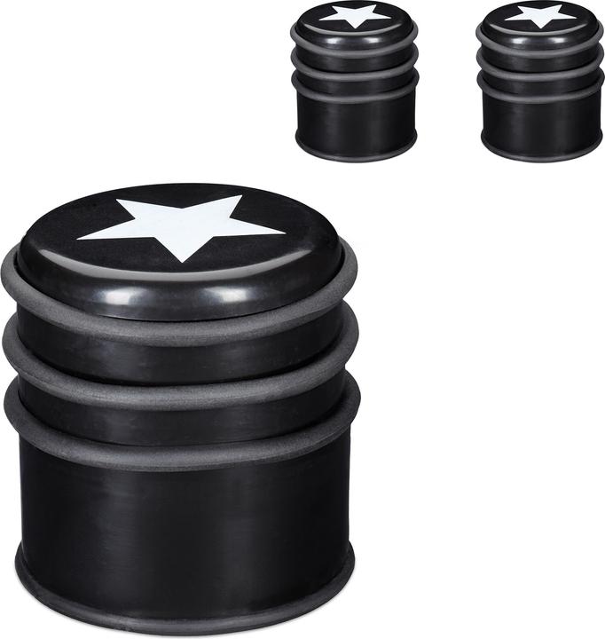 Actual product image Relaxdays 3x door stop (3 Piece, 7.5 x 7.5 x 8 cm)