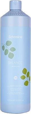 Actual product image Echosline Balance Vegan Cleansing Shampoo Anti-Dandruff 1000ml (1000 ml, Liquid shampoo)