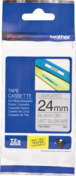 Produktbild Brother Tze-M951 (2.40 cm, Schwarz, Silber)