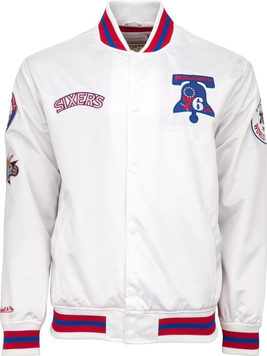 Mitchell & Ness City Lightweight Satin Jacke - Philadelphia 76ers - M (M)