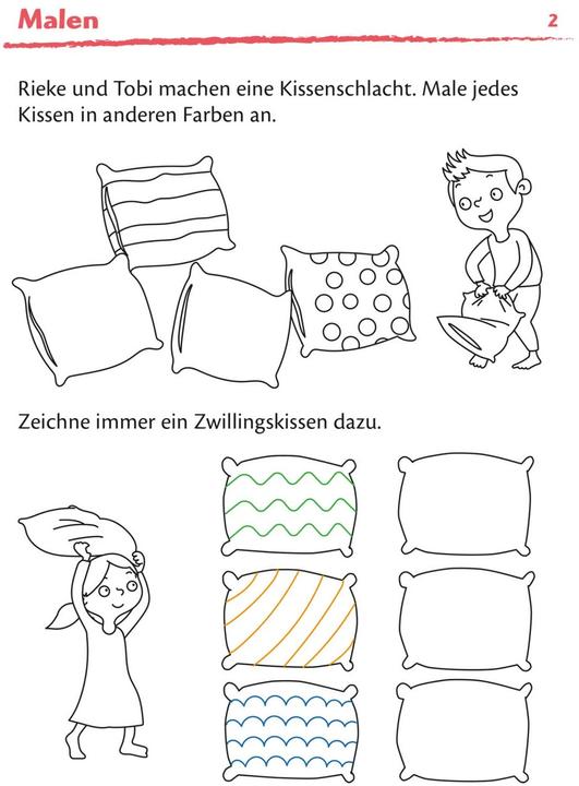 Produktbild Mein bunter Kindergarten-Block: Rätseln, malen, kombinieren (Deutsch, Carmen Eisendle, Hanna Sörensen, 2023)