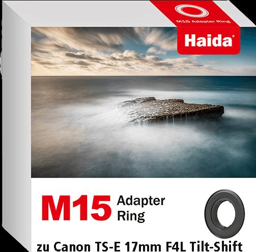 Image du produit Haida M15 Adapter Ring zu Canon TS-E 17mm F4L Tilt-Shift Objektiv (Support de filtre obectif)