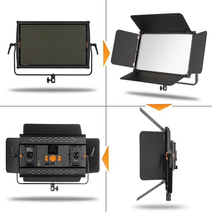 Image du produit Walimex LED Niova 150-F Pro 150W Bi Color Set4 (Panneaux lumineux)