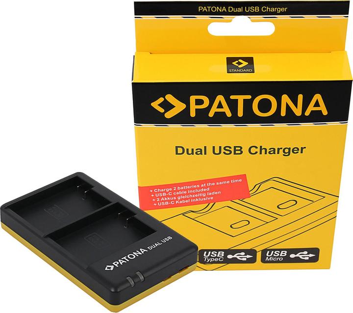 Actual product image Patona EN-EL15 Dual charger (Camera battery charger)