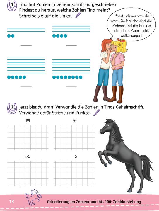 Produktbild Bibi & Tina: Mein Lernrätsel-Block Mathematik für die 2. Klasse (Deutsch, 2025)
