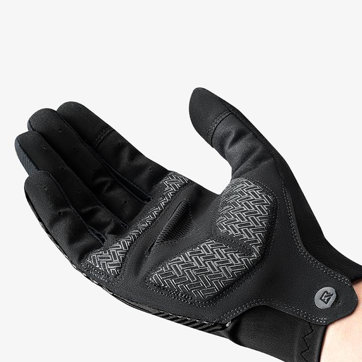 Actual product image Rockbros cycling gloves spring/summer/autumn, full, size: XL - black (XL)