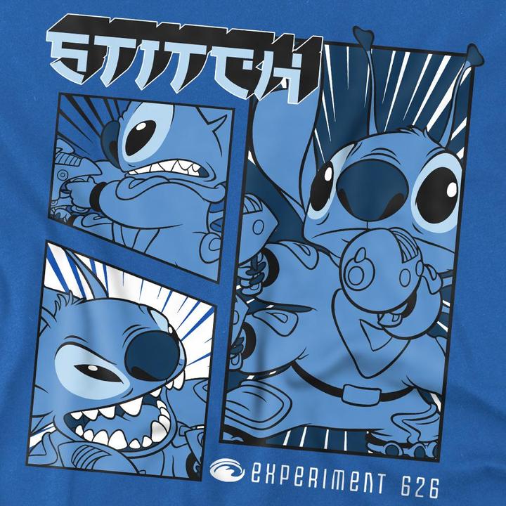Immagine prodotto Lilo & Stitch Maglietta Cucitura Striscia a Fumetti Bambini (116)