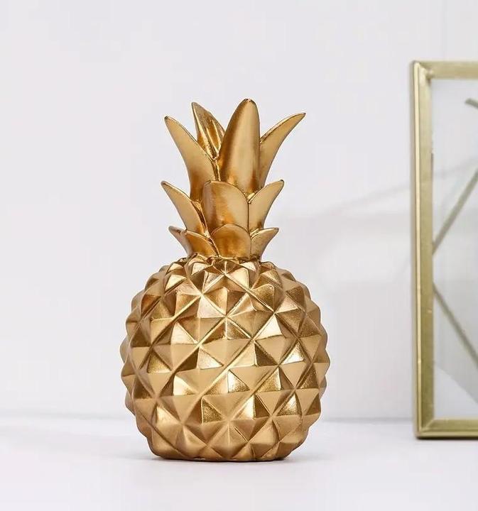 Produktbild Cbx Goldene Ananas Statue Dekoration 12.5cm (7.5 x 7.5 x 12.5 cm)