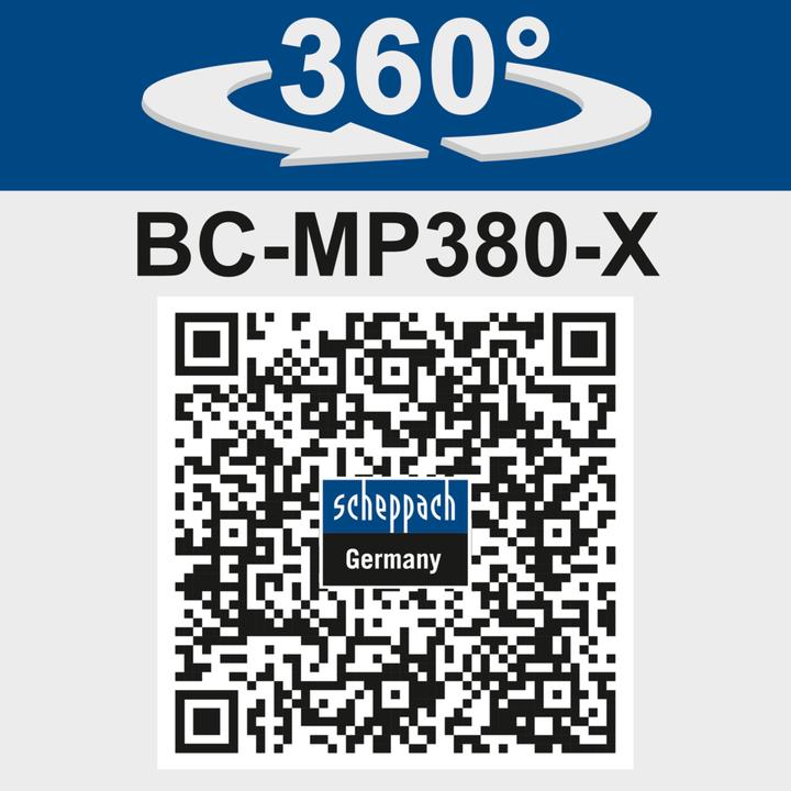 Actual product image Scheppach BC-MP380-X (Rechargeable battery operated)