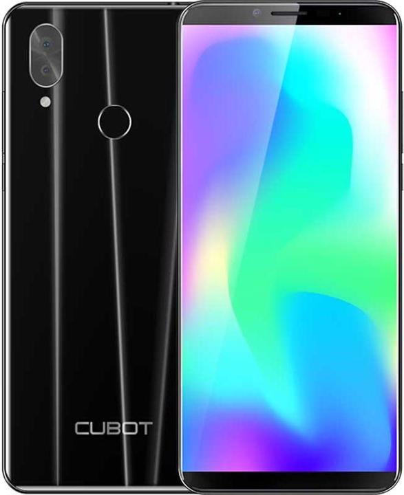 Cubot X19 EU (64 GB, Black, 5.93", Dual SIM, 16 Mpx, 4G)