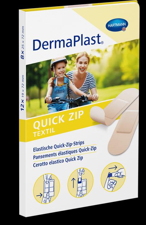 DermaPlast Quick Zip Textil Pflaster (20 x)
