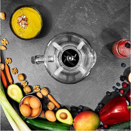 Actual product image Cecotec Mixeur Blender compatible Power Black Titanium 1800 Smart (1800 W)