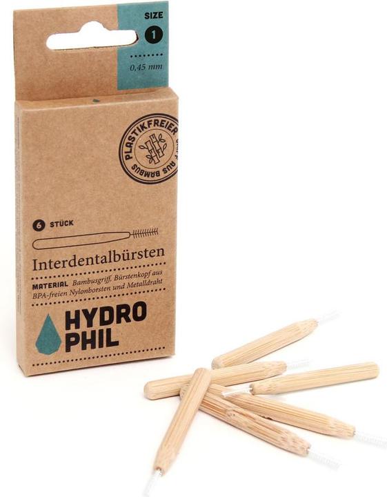 Hydrophil Interdentalbürsten 0.45mm Size 1 (6 x, 0.45 mm)