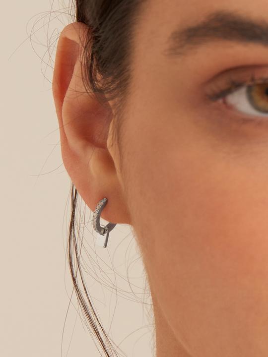 Image du produit Ania Haie Créoles Glam Rock E037-06H (Argent 925)