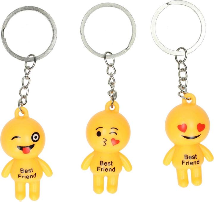 Actual product image Schlüsselanhänger Emotion Figur 3D
