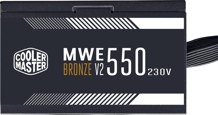 Image du produit Cooler Master MWE 550 Bronze 230V V2 - 550 W - 200 - 240 V - 50/60 Hz - 5 A - actif - 110 W (550 W)