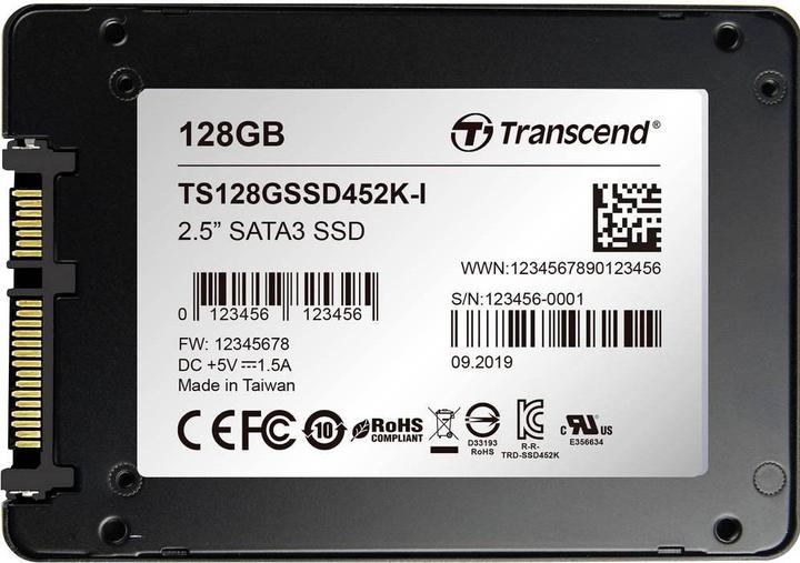 Produktbild Transcend SSD452K-I (128 GB, 2.5")