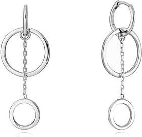 Viceroy Minimalistické stÅ™Ãbrné náuÅ¡nice 2v1 Trend 13053E000-00 (L)
