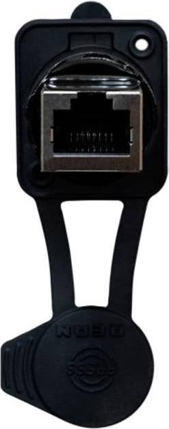 Produktbild Rean AV RJ45 Feedthrough, IP65 Airtight RRE8F-Z-010-1 Buchse, Einbau Schwarz