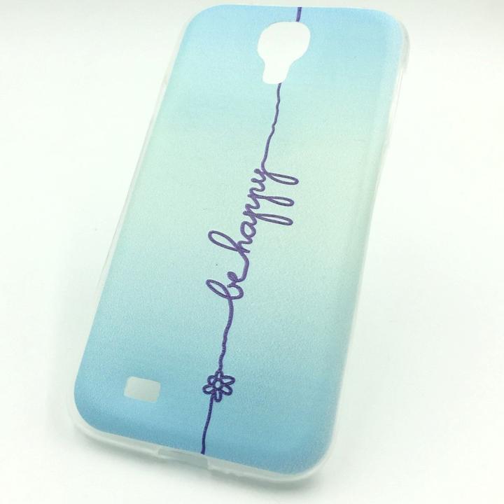 Produktbild König Design Schutz Handy Hülle für Samsung Galaxy S4 Case Cover Bumper Etuis Silikon Blau (Samsung Galaxy S4)