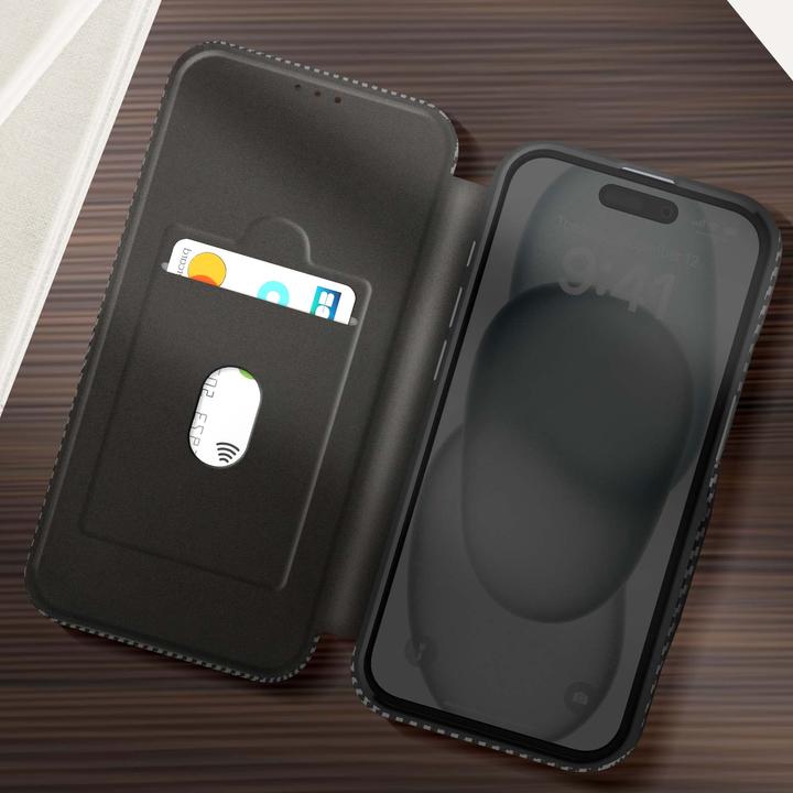 Image du produit Avizar CarbonX RFID Cover (Apple iPhone 15)