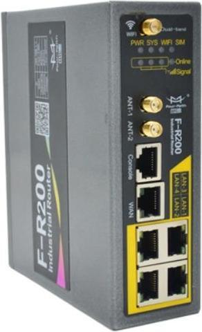 Image du produit Four-Faith F-R200-FL-SIM2 - Routeur industriel M2M 3G/4G, cellulaire (LTE/WCDMA), WLAN, 2x SIM