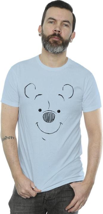 Disney Winnie The Pooh Winnie The Pooh Face TShirt (XXL)