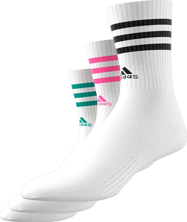 Immagine prodotto adidas 3S Cushioned Sportswear Crew 3-Pack (40 - 42)