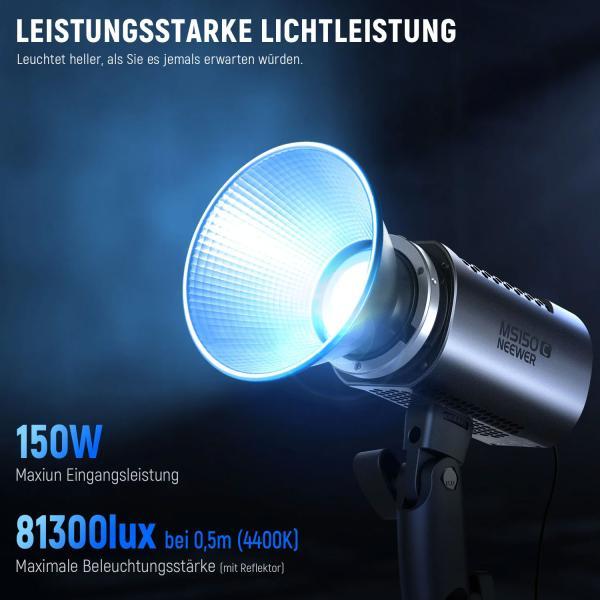 Actual product image Neewer Lamp LED MS150C RGB 150W 2700-6500K