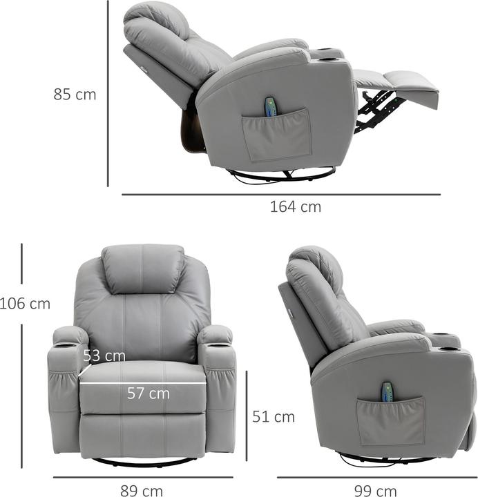 Actual product image Outsunny Massage chair