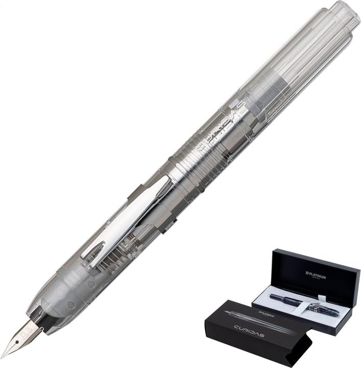 Platinum Curidas prism crystal fountain pen, m (Prism Crystal)