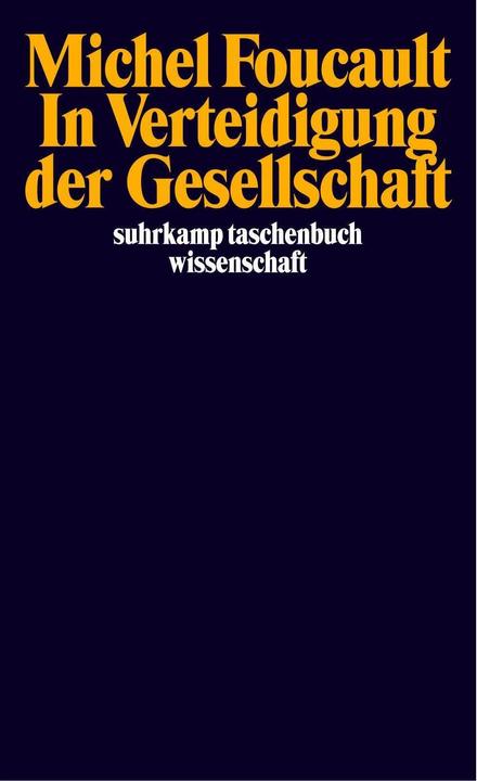 In Verteidigung der Gesellschaft (German, Michel Foucault, 2002)