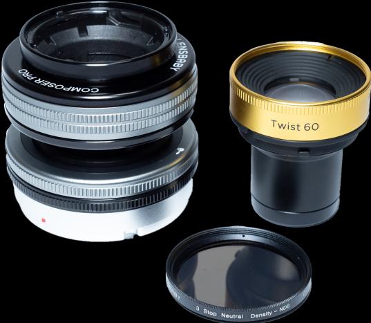 Image du produit Lensbaby Composer Pro II w/Twist 60 Optic +ND Filter pour Nikon F Mount (Nikon F)