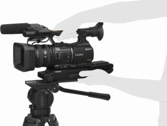 Actual product image Sony Camcorder Shoulder Support (Shoulder stand)