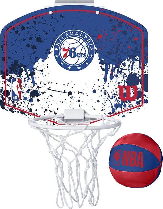 Actual product image Wilson Nba Team Mini Hoop Philadelphia 76ers